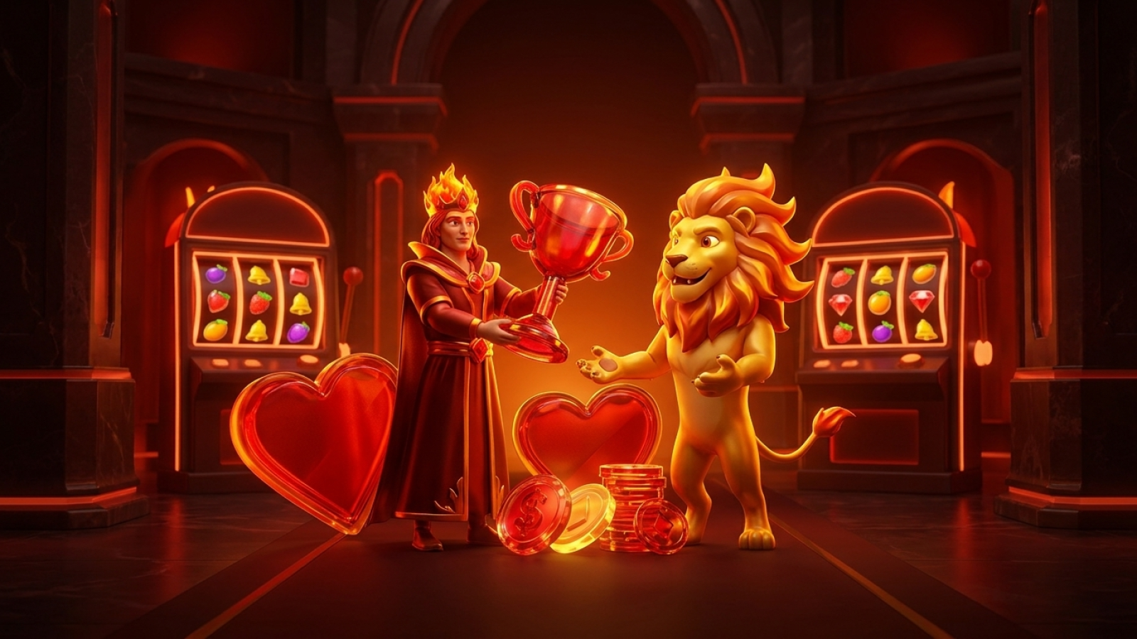 FieryPlay Casino: Illustrative Szene; Bewertung: 9.2/10; Lizenz: Curaçao Gaming Control Board